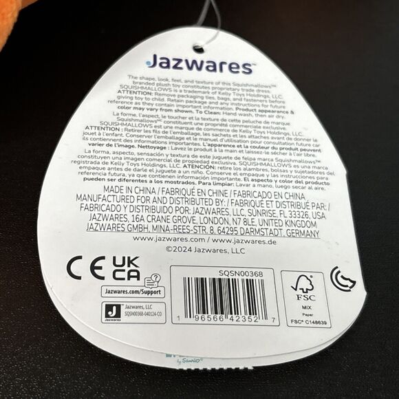 Squishmallows Hello Kitty and Friends 10 inch My Melody Halloween Pumpkin Plush - Picture 8 of 9